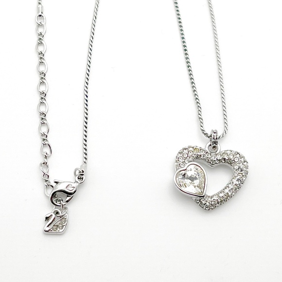 Swarovski Emotion Heart Pendant RHS Clear Crystal Pave (843865) - Picture 3 of 4